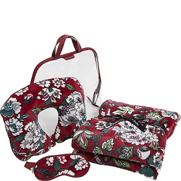 vera bradley 4 piece travel set